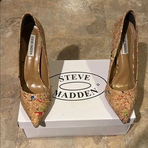 Steve Madden Multicolor Cork Women's Heels